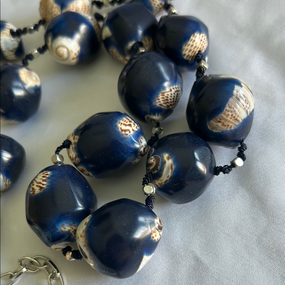 Chico's Multi Colored Beaded Silver Tone Necklace - Picture 12 of 16